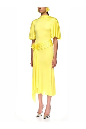 Abito midi in jersey giallo DAVID KOMA | RE26DK62DYELLOW